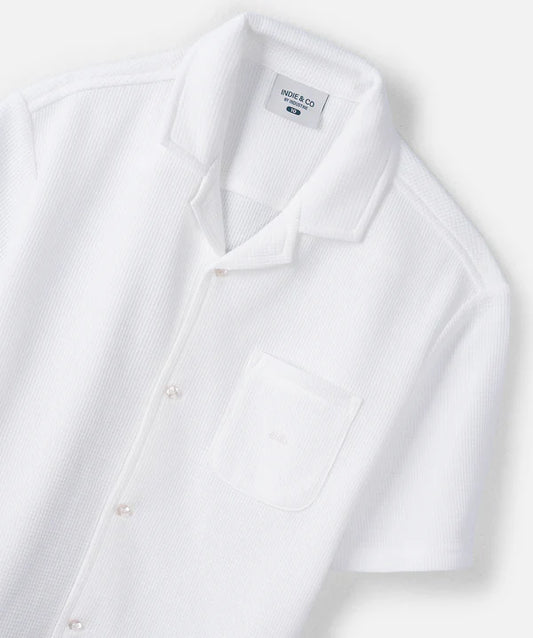 The New Flynn S/s Shirt - Chalk