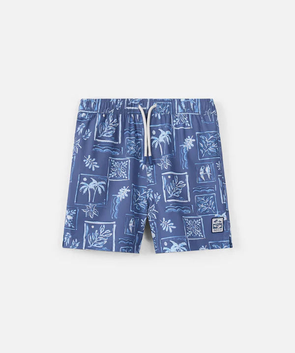 The Riviera Swim Trunk - Navy Combo - Indie Kids