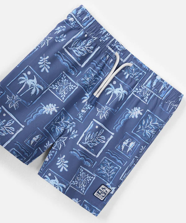 The Riviera Swim Trunk - Navy Combo - Indie Kids