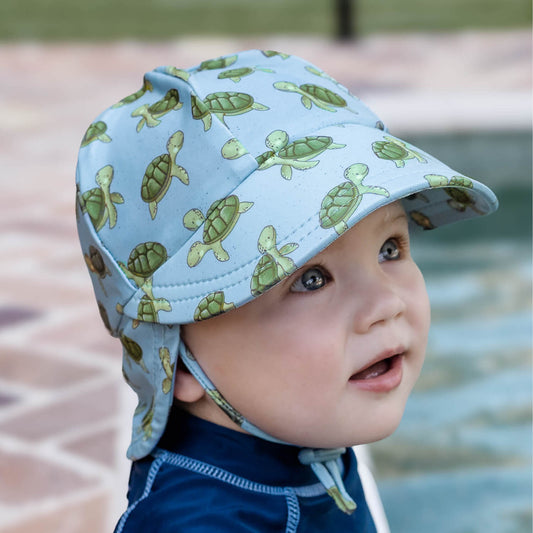 Kids Swim Legionnaire Flap Beach Hat Sheldon