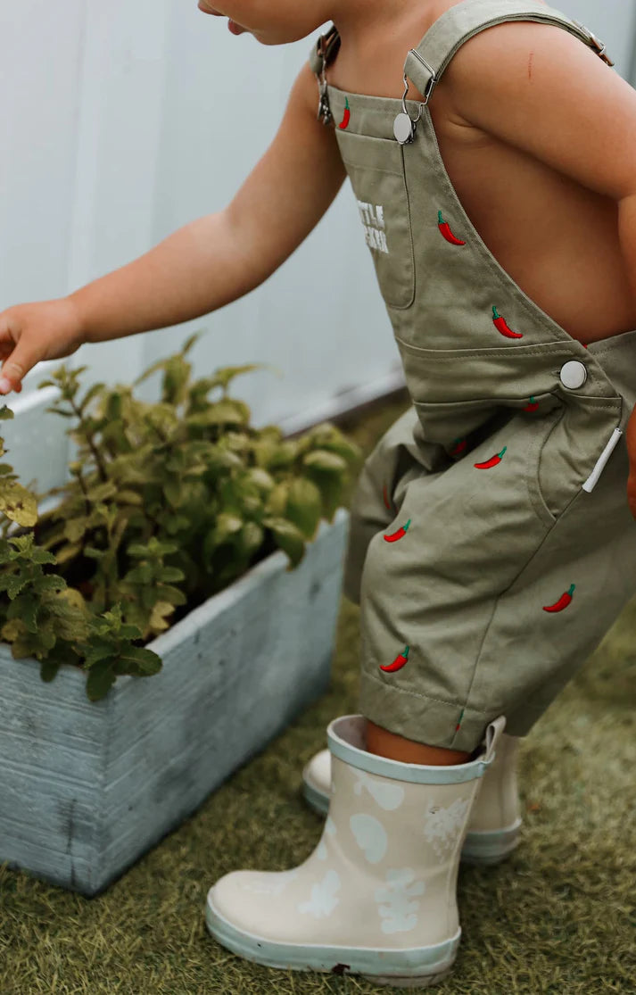 Little Locker Chilli Overalls - Chilli Overalls - Sage