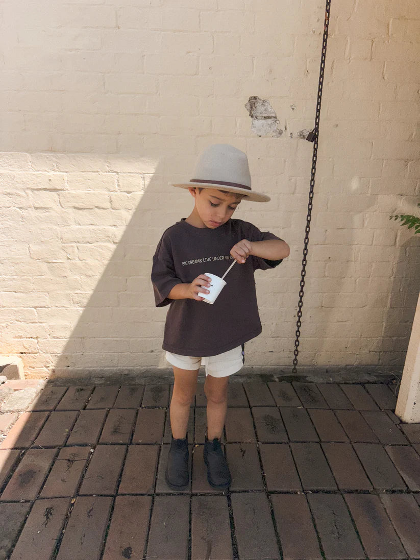 BIG DREAMS LIVE UNDER BIG SKIES | Kids Oversized tee