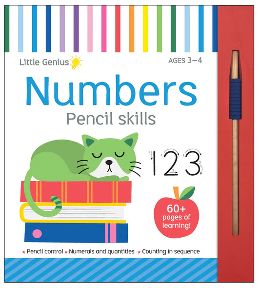 Little Genius Vol. 2 - Pencil Skills Activity Pad - Numbers