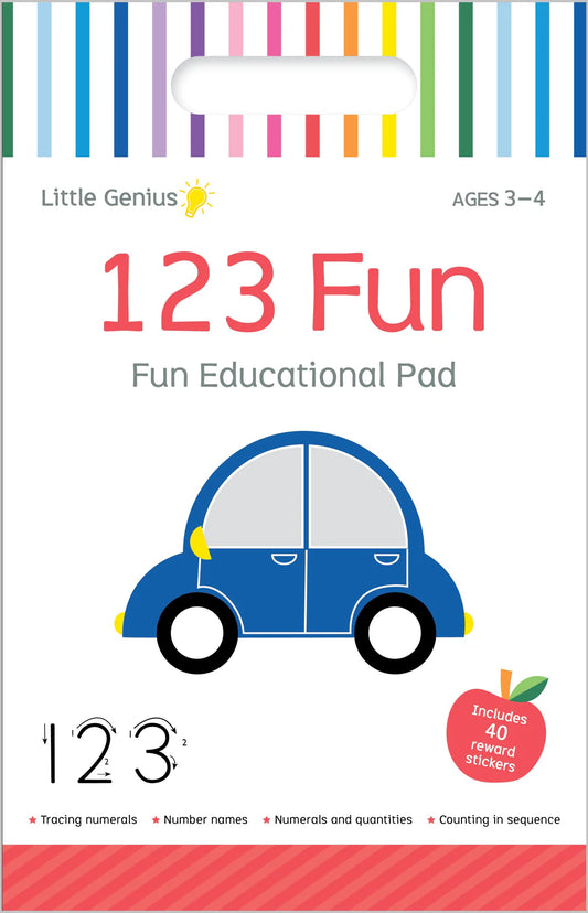 Little Genius Vol. 2 - Small Activity Pad - 123 Fun