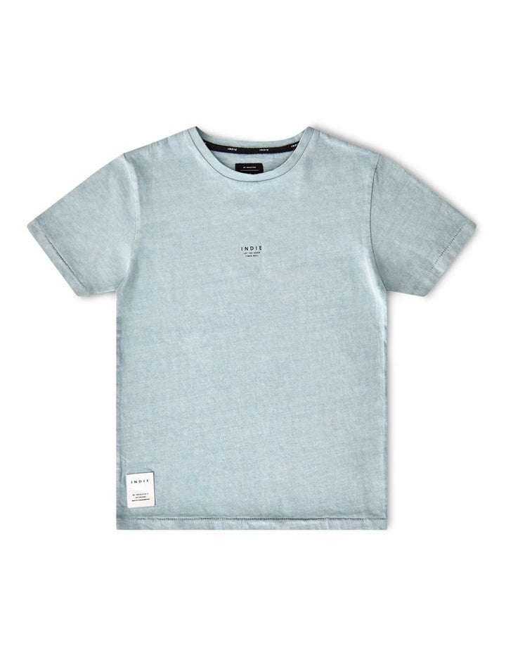 Indie Kids - The Marcoola Tee - Light Aqua