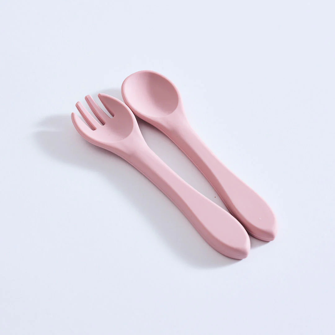 Milk Addict - Silicone Spoon And Fork Set