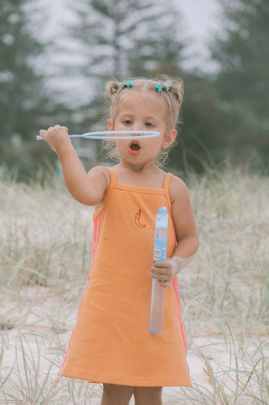 Sofia Sundress - Tangerine