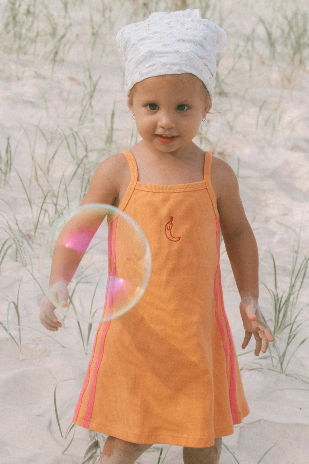 Sofia Sundress - Tangerine