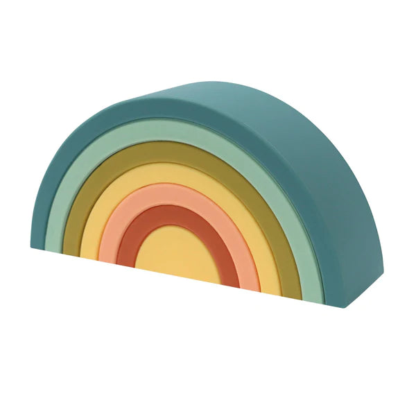 OB Designs - Silicone Rainbow Stacker - Blueberry