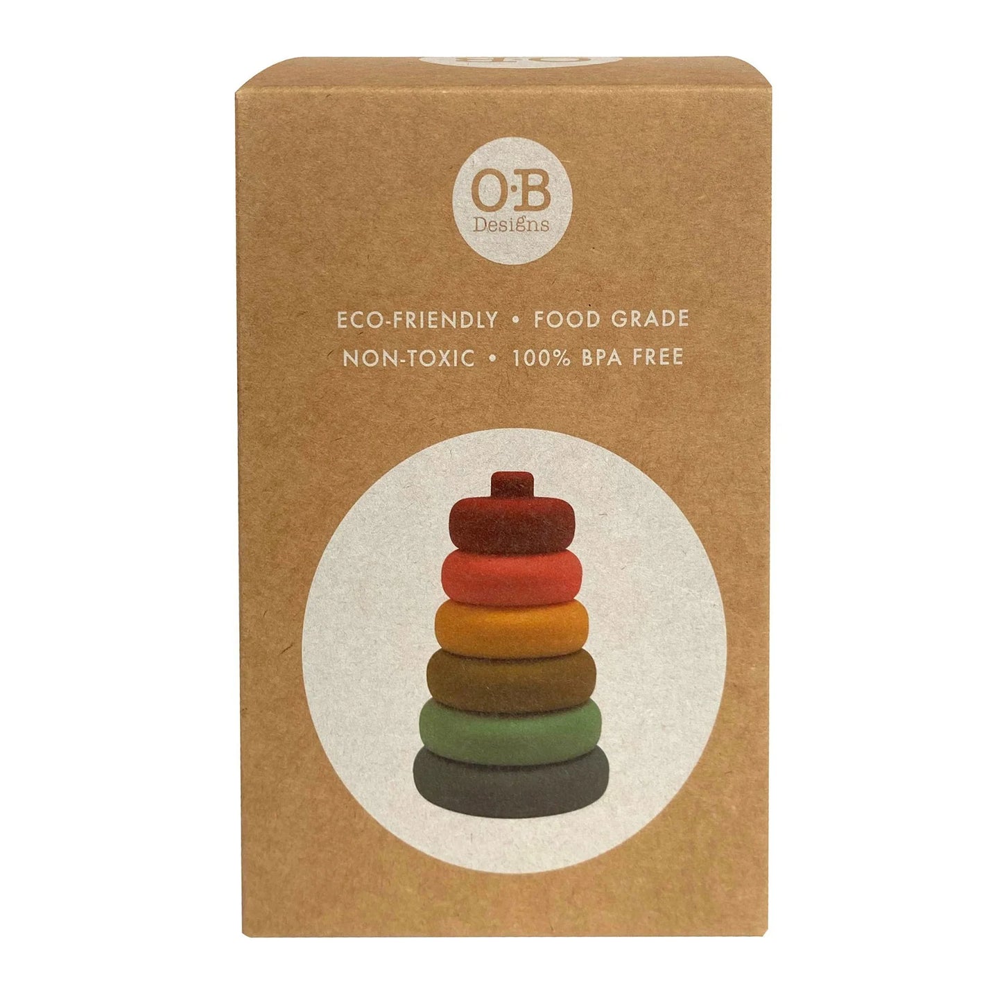 OB Designs - Silicone Stacker Tower - Cherry