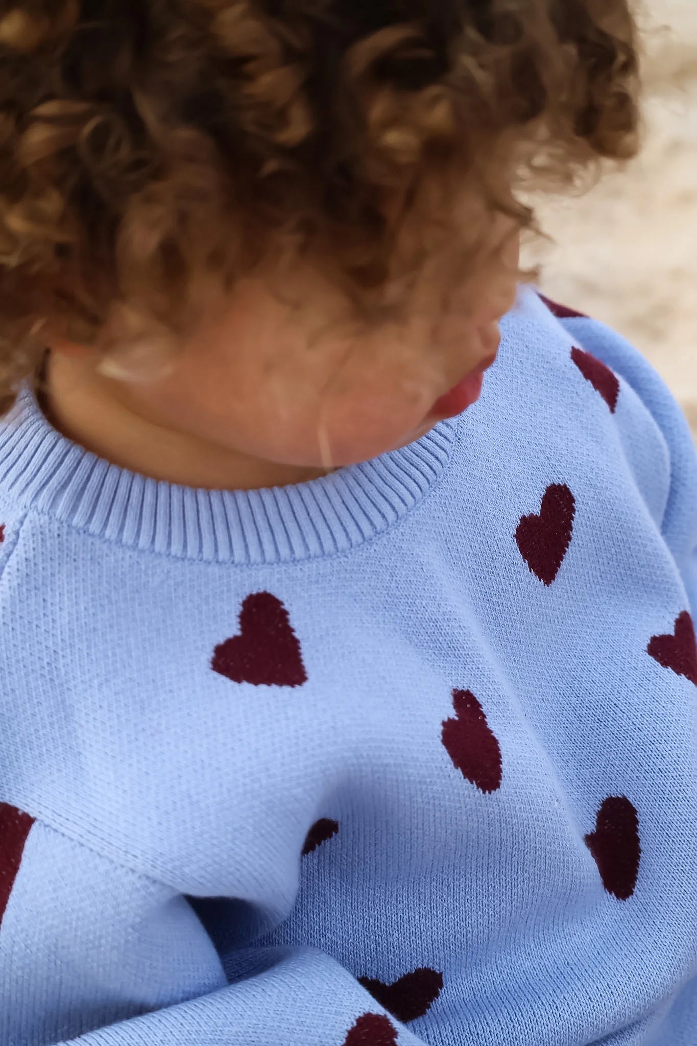WILD HEART KNIT TOP