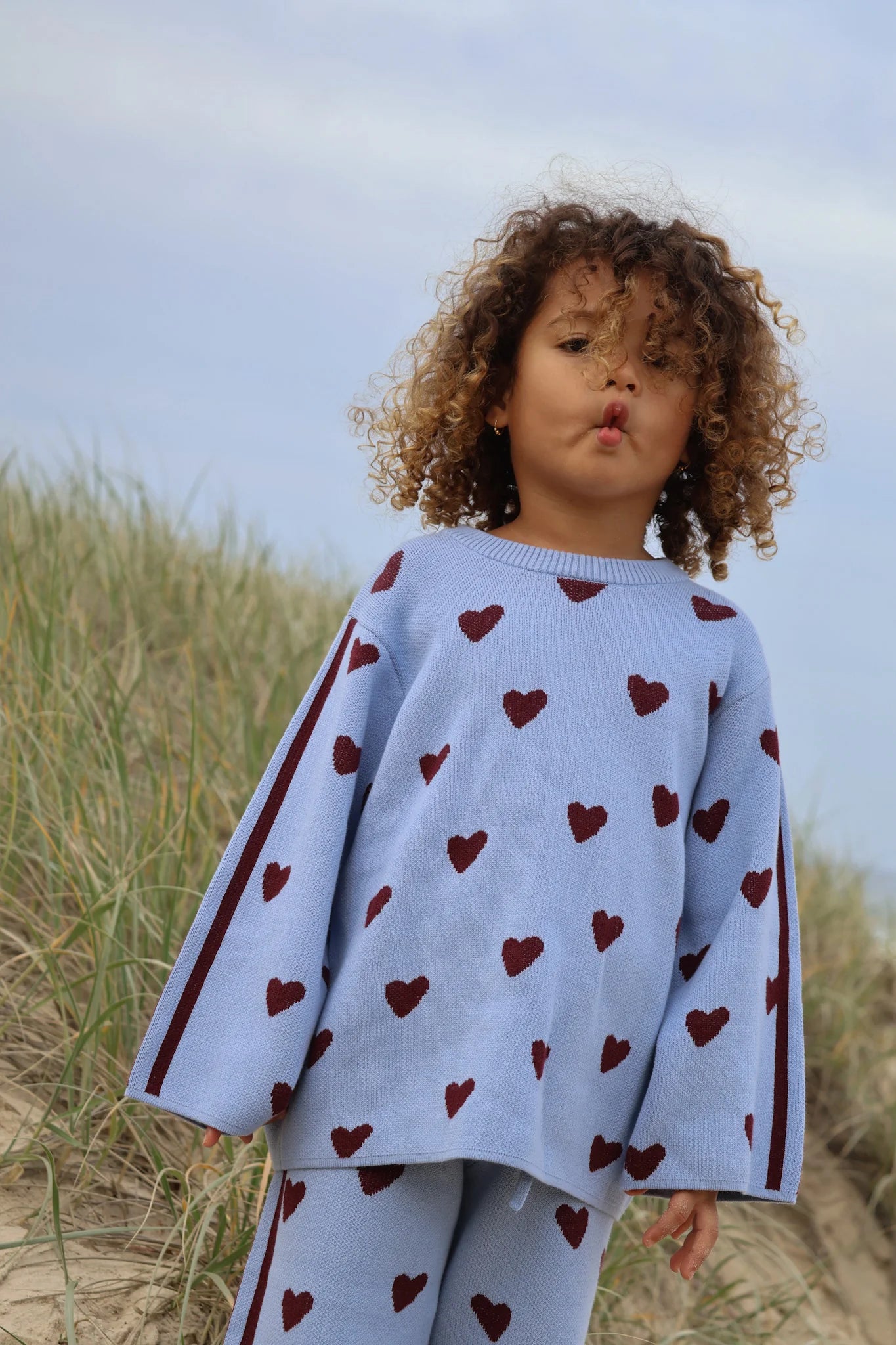 WILD HEART KNIT TOP