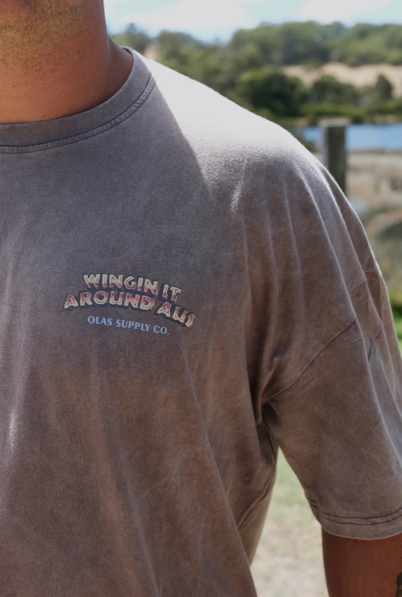 WINGIN IT BOX TEE