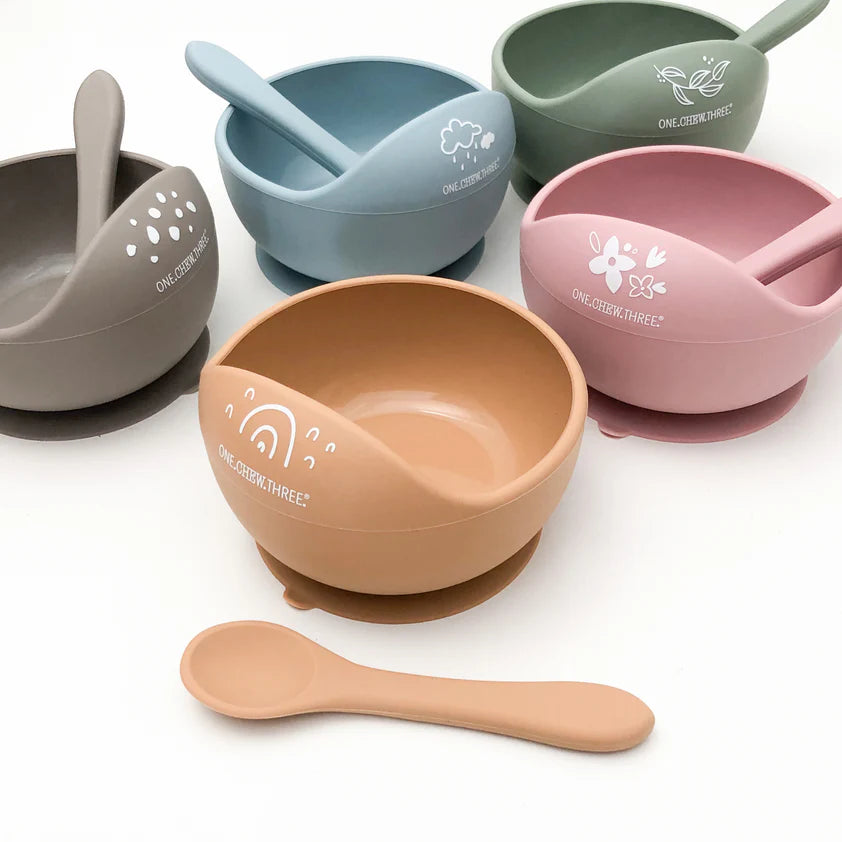 One Chew Silicone Scoop Bowl and Spoon set