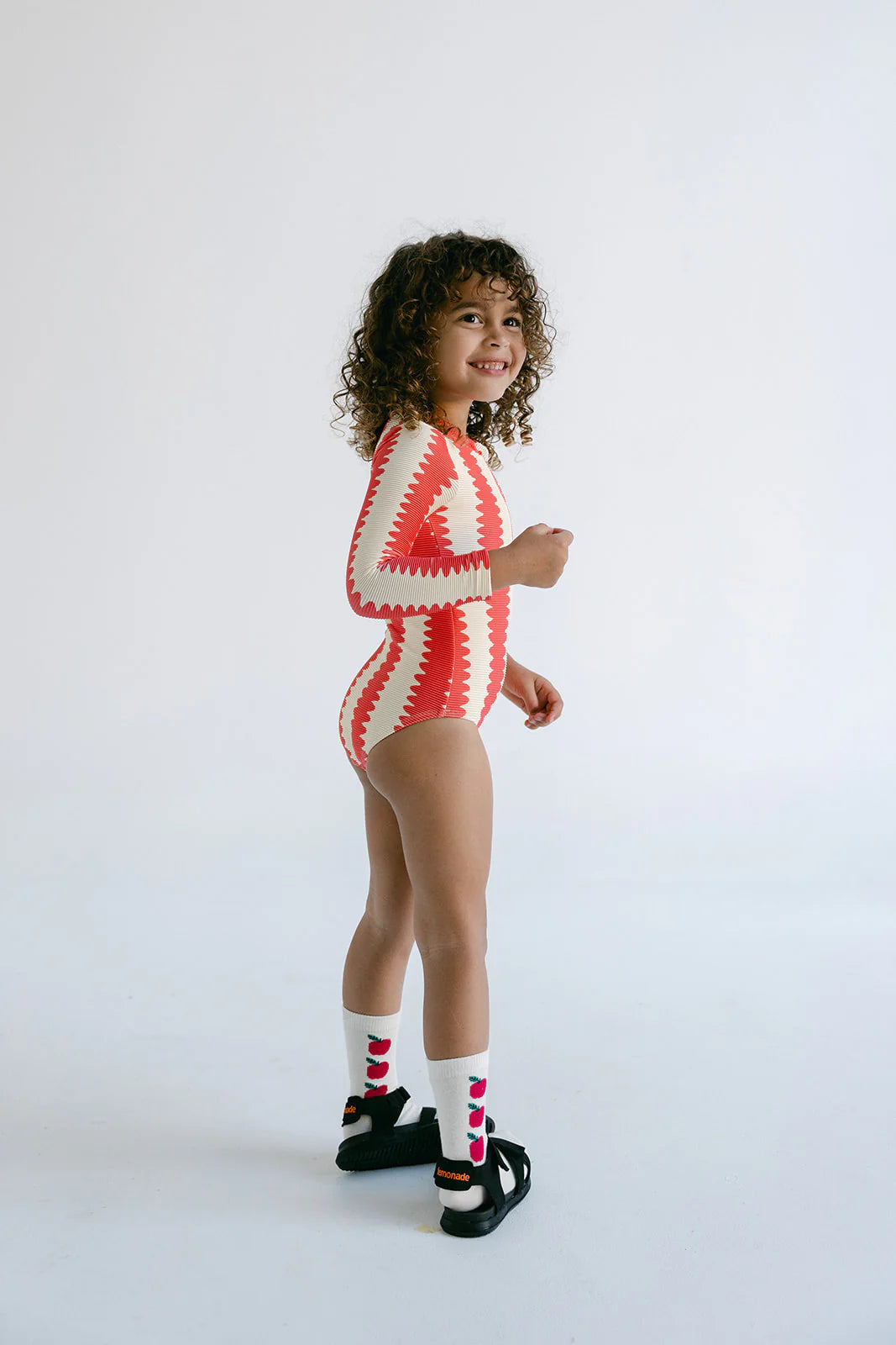Girls Full Piece Swimsuit - Watermelon Wobble