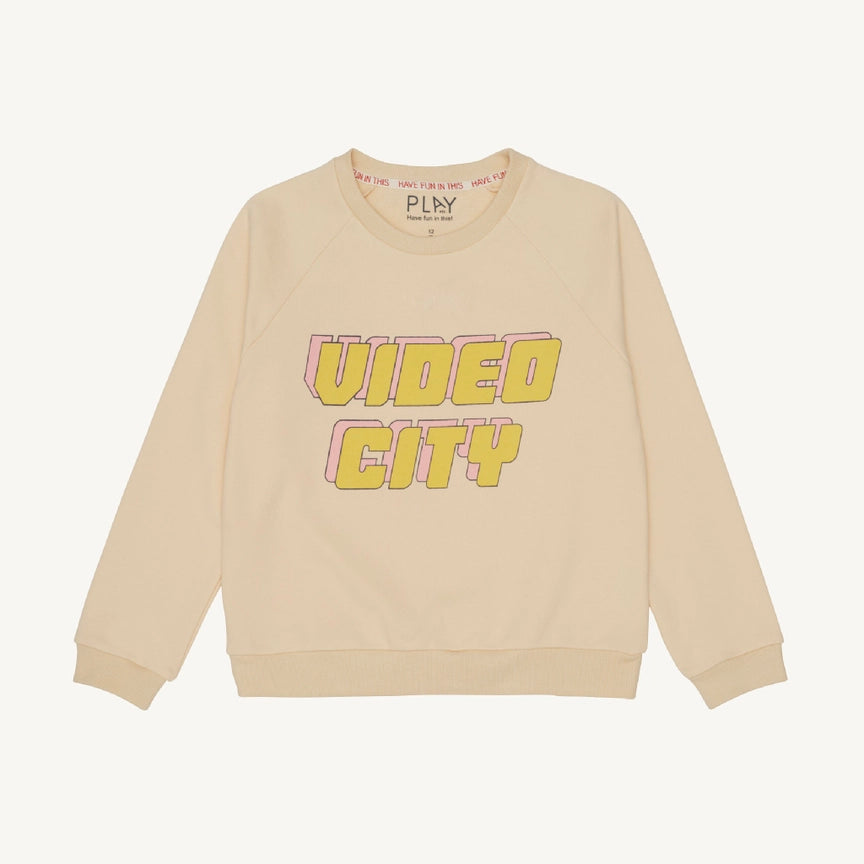 Play Etc - Video City Sweater-Cream