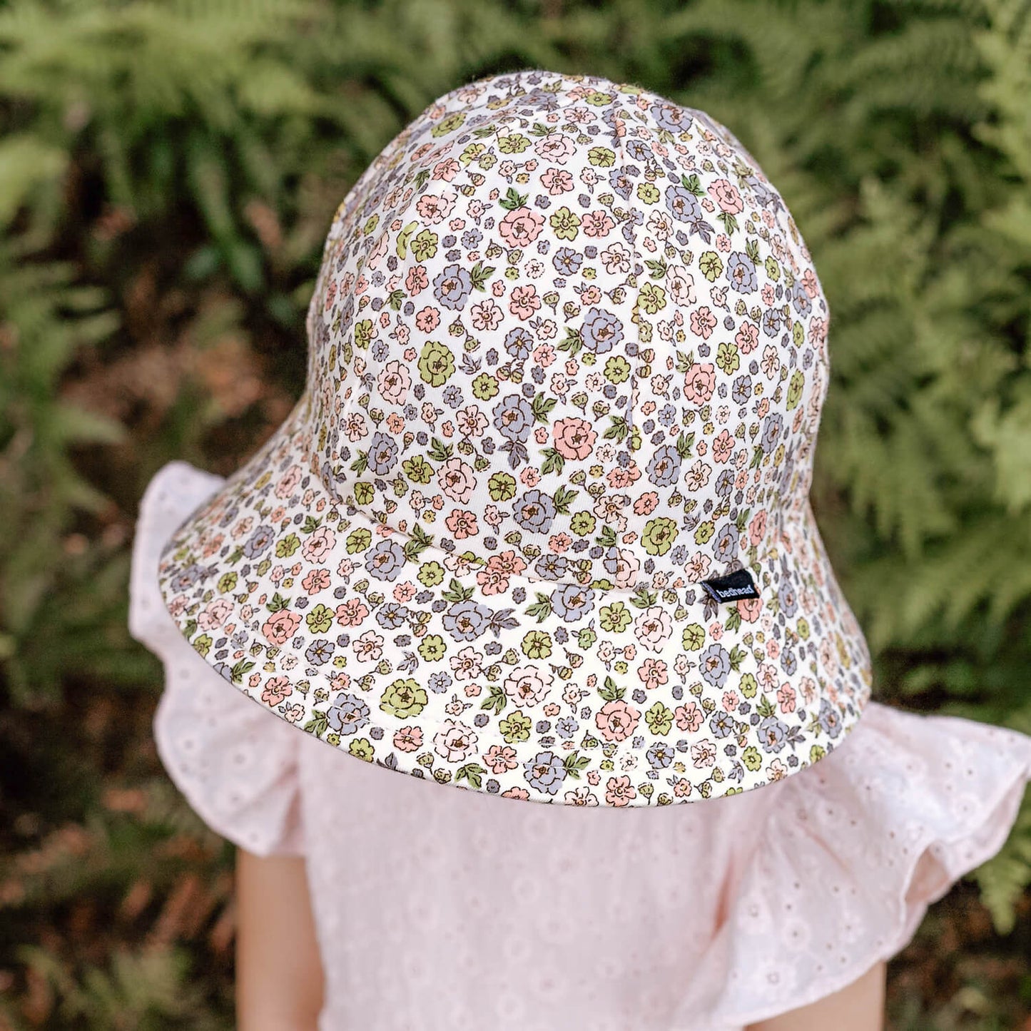 Ponytail Bucket Sun Hat Floret