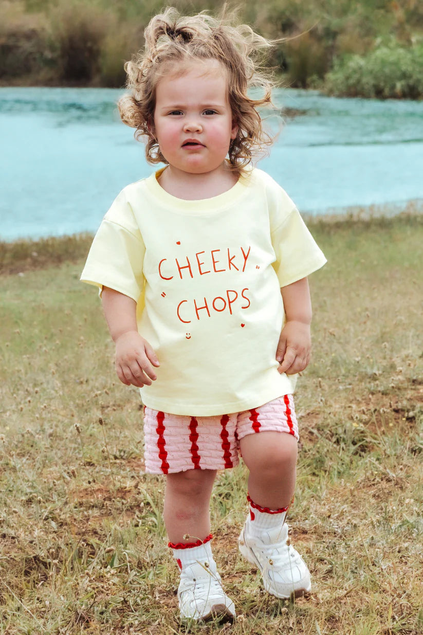 Cheeky Chops Tee ✿ Lemon