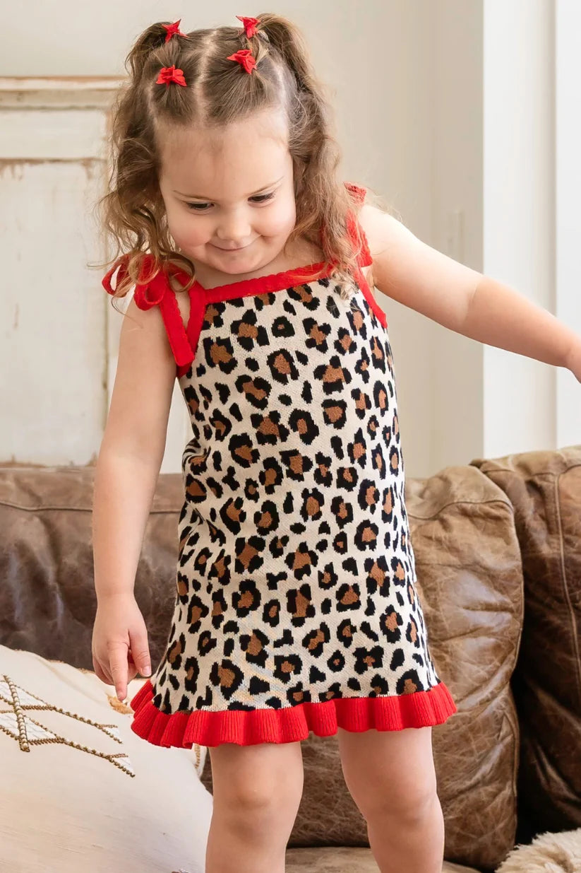 Florence Tie Dress ✿ Leopard