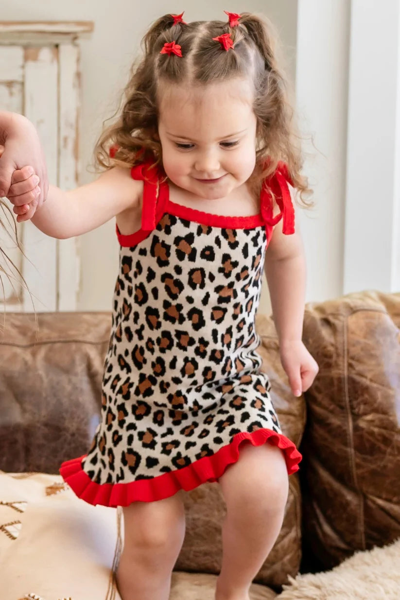 Florence Tie Dress ✿ Leopard