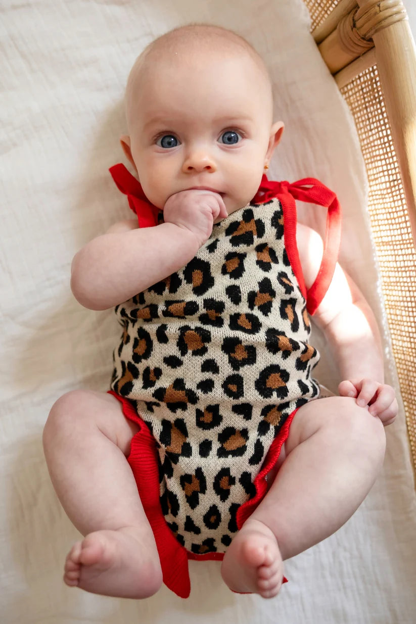 Ava Romper ✿ Leopard