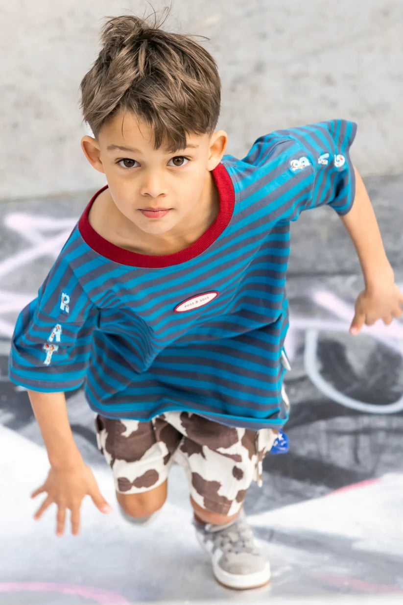 Stripe Oversized Tee ✿ Ratbag