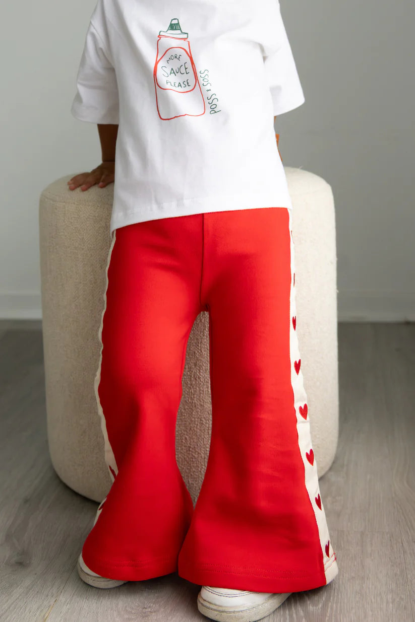 Heart Flares ✿ Fiery Red