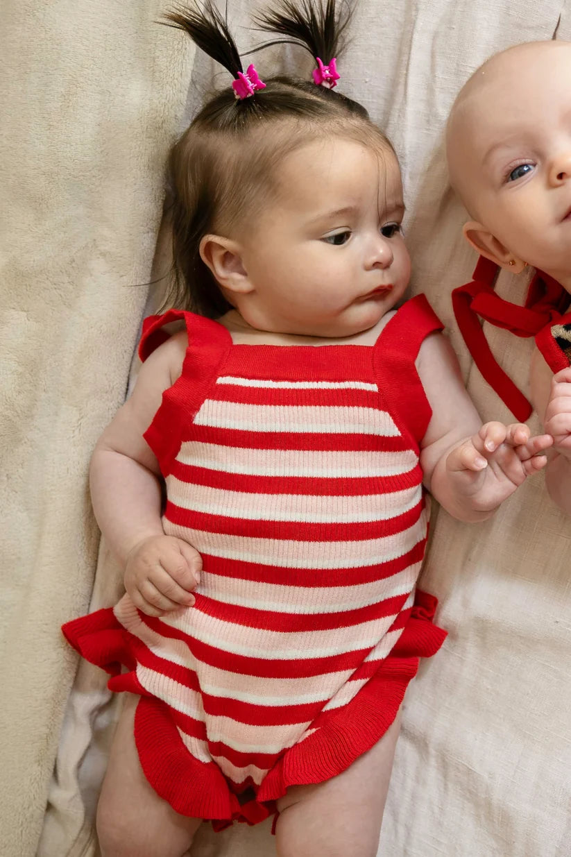 Rosie Romper ✿ Candy Stripes