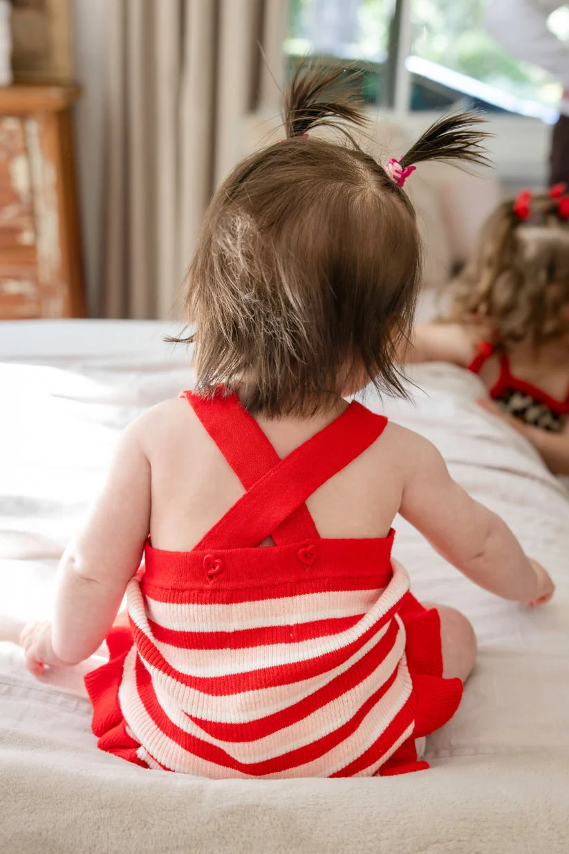 Rosie Romper ✿ Candy Stripes