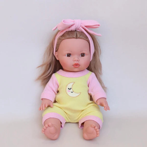 Doll Moonbeam Romper + Bow set