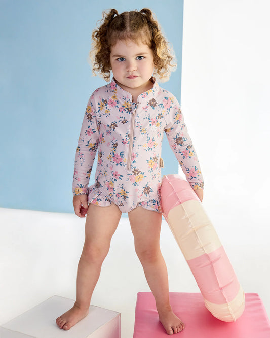 Yasmine Floral Rashie Swimsuit UPF50+