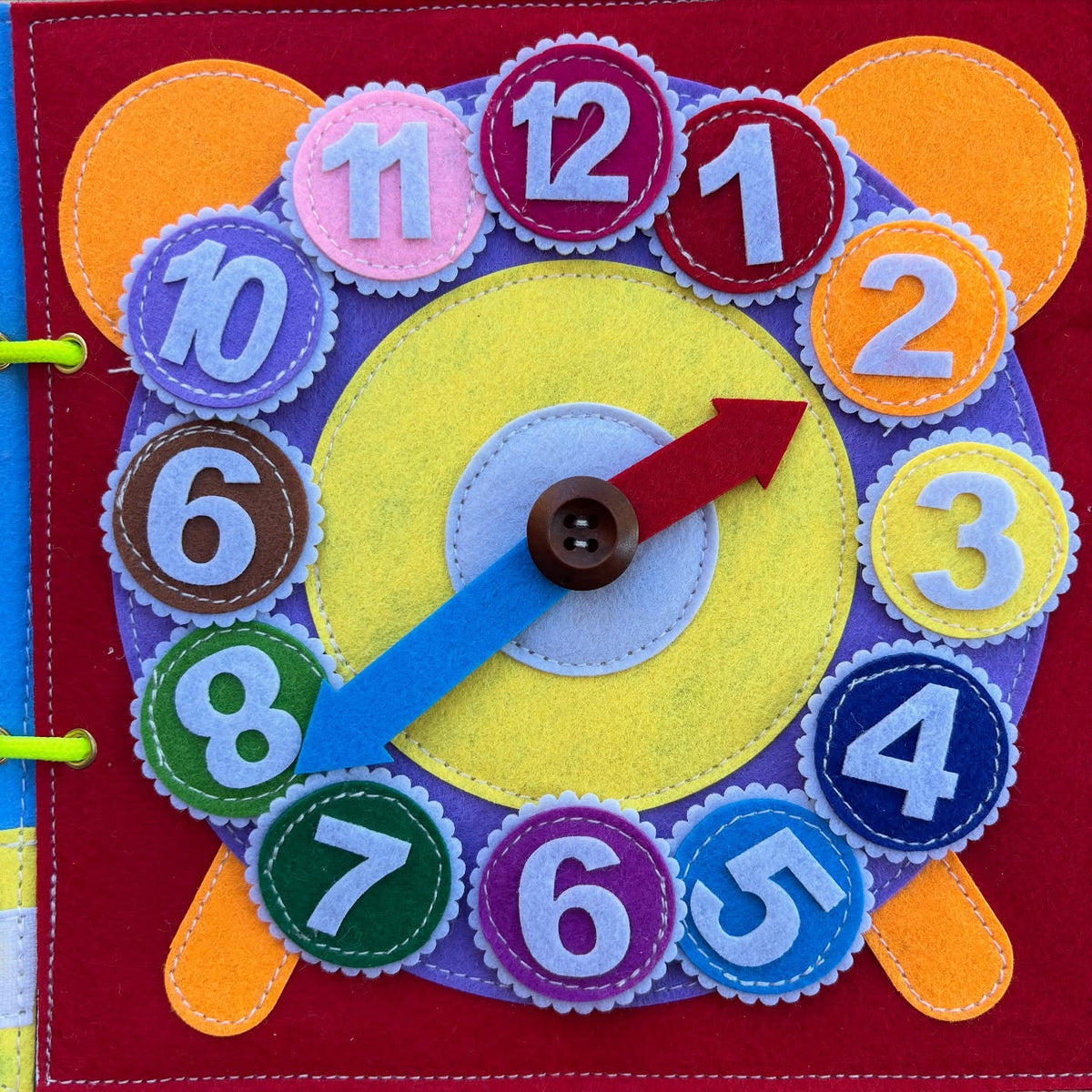 School Time Felt Busy Book | Screen-Free Educational Activity Book for Kids