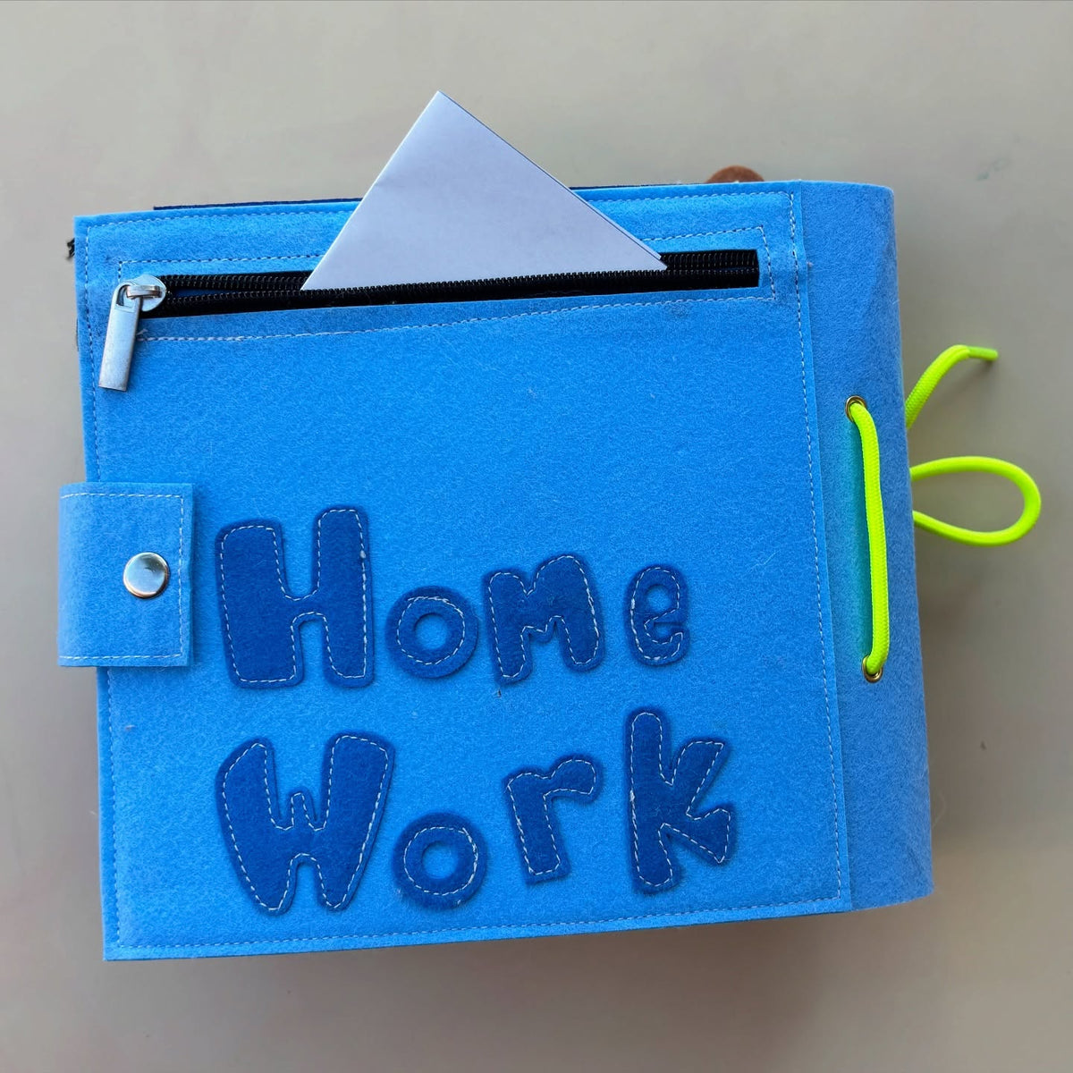 School Time Felt Busy Book | Screen-Free Educational Activity Book for Kids