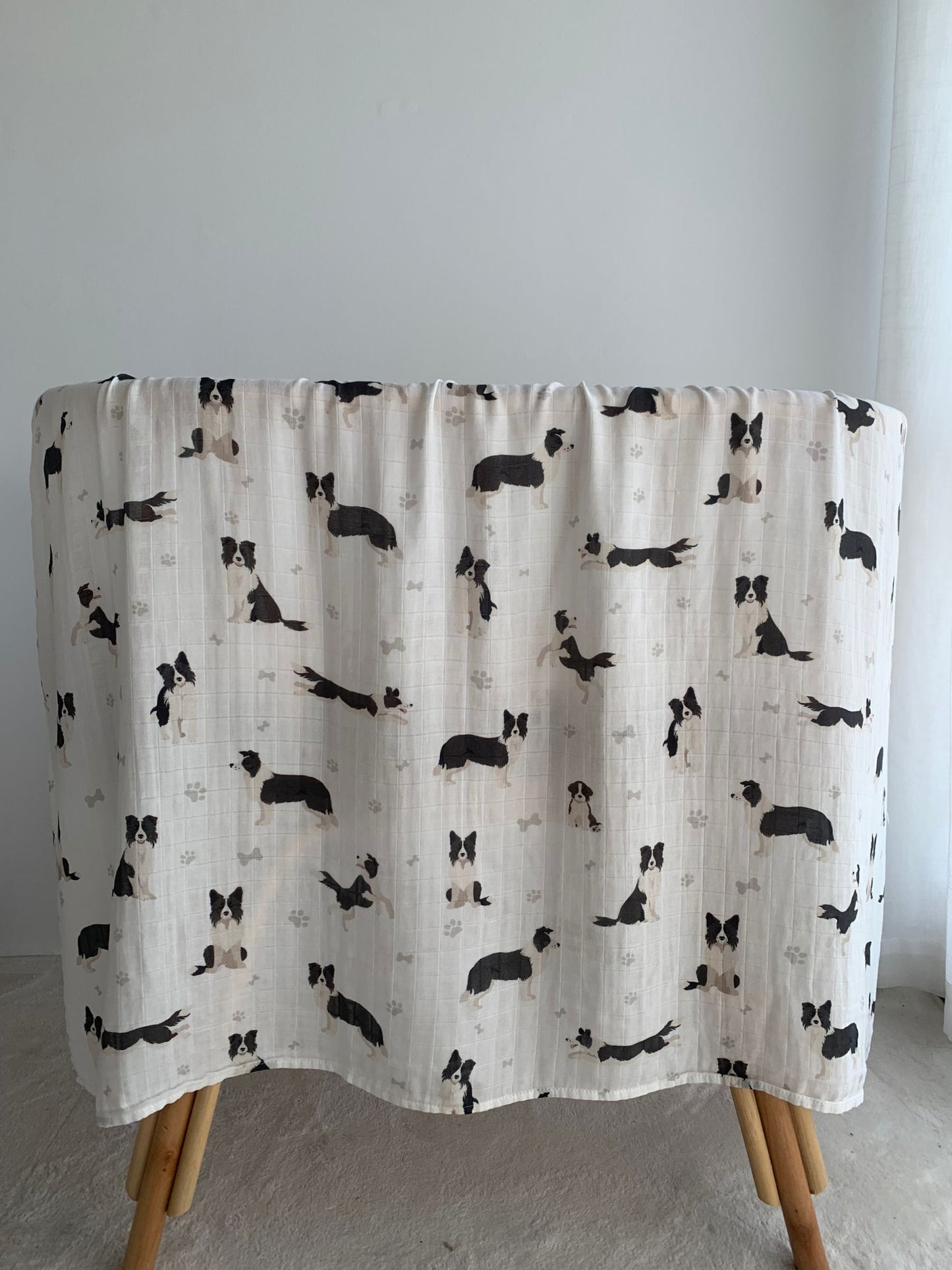 Smitten Bub Co - Dachshund Bamboo Cotton Muslin Wrap