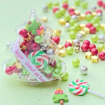 Sweet as Sugar - Christmas Tree Jewellery Making Kit - Assorted