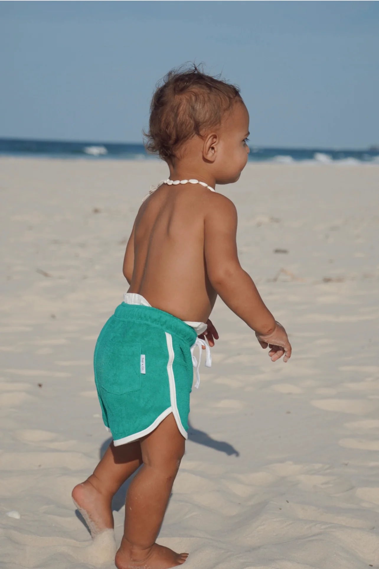 Trio & Co Sea Green Shorts