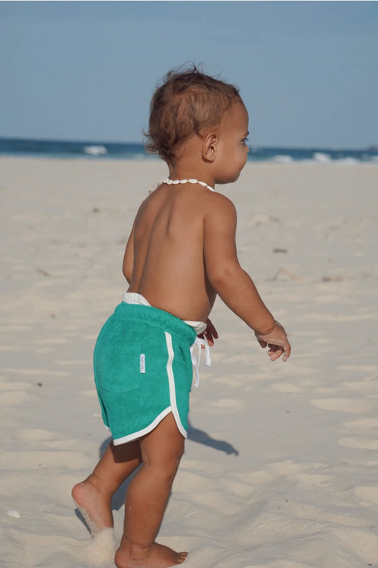 Trio & Co Sea Green Shorts