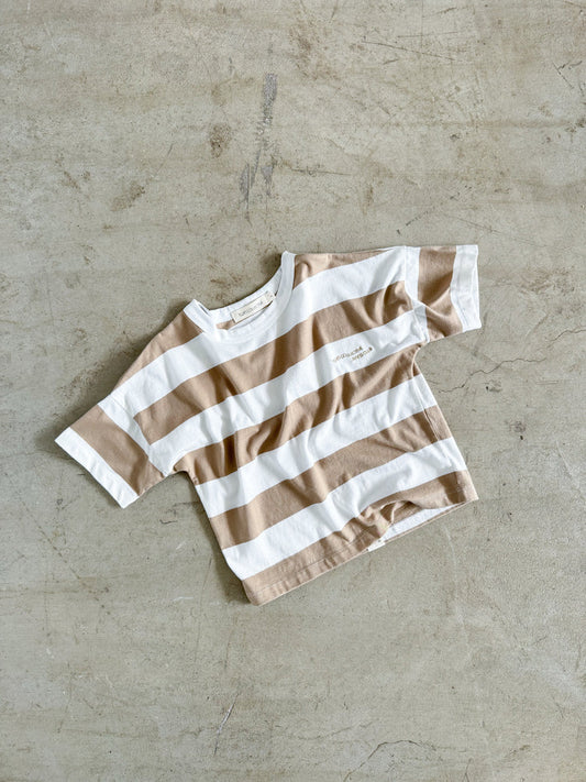 Stripe Tee - Sand