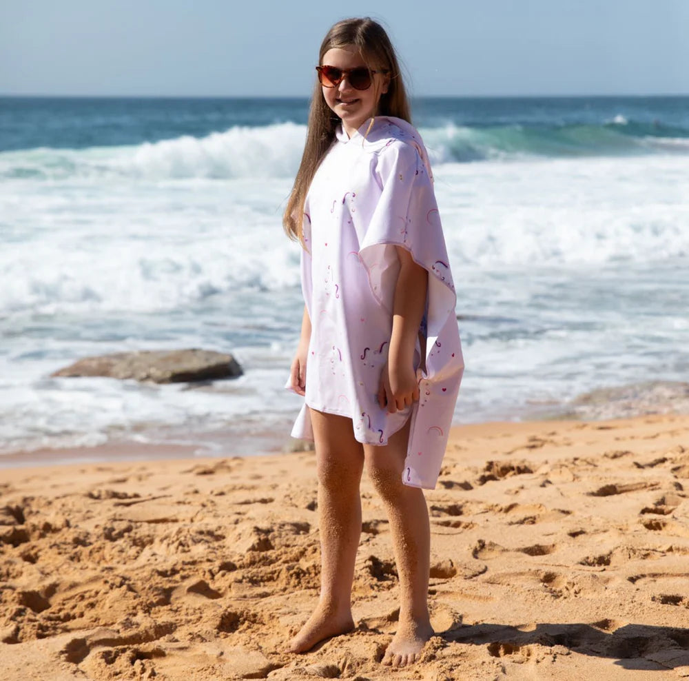 Sand Free Kids Hooded Towel Unicorn