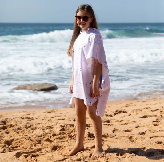 Sand Free Kids Hooded Towel Unicorn