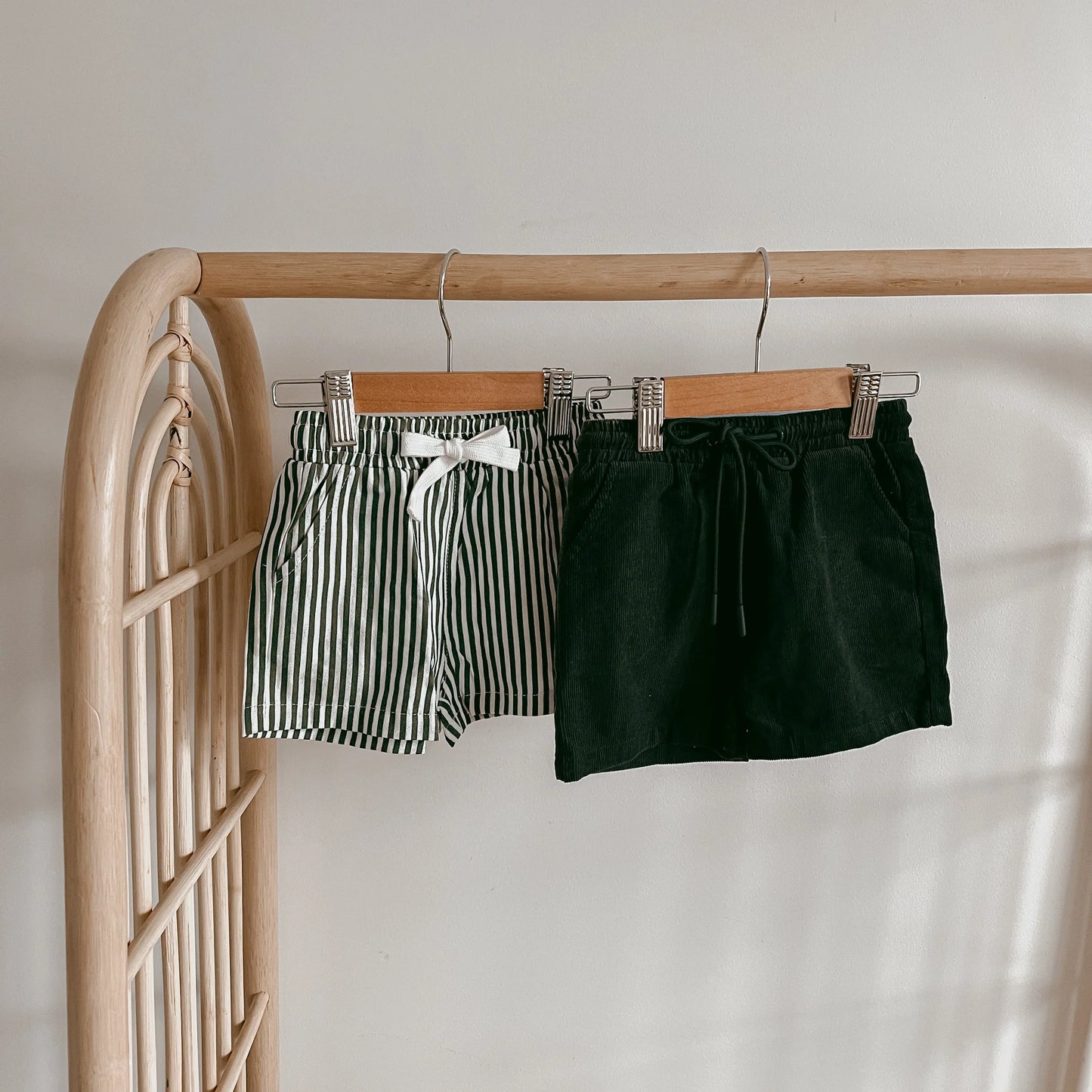 Candy Stripe Shorts Green