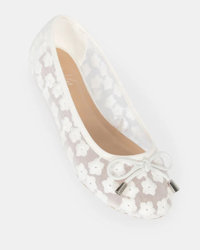 Wonder Ballet Flat - White