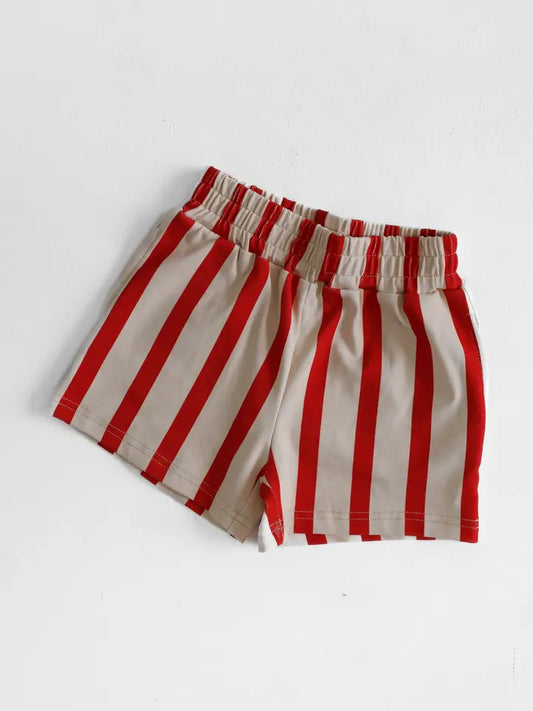 La Rayure Shorts - Rouge