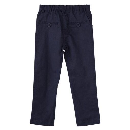 Designer Kidz Toby Linen Pants Navy | Everythings Rosie