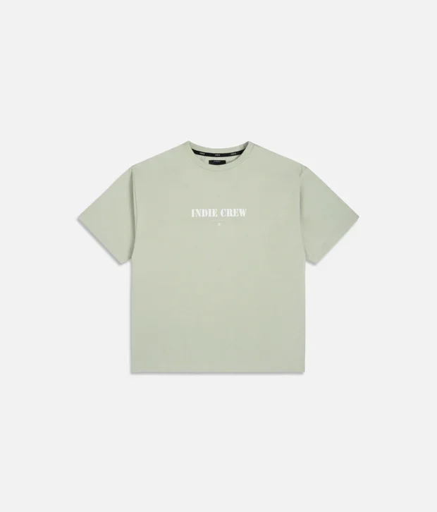 Indie Kids - The X Oversize Crew Tee - Light Army | Everythings Rosie